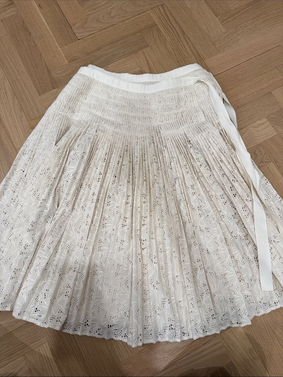 Tory Burch Dresses & Skirts - Tory Burch Cream Eyelet Circle Skirt